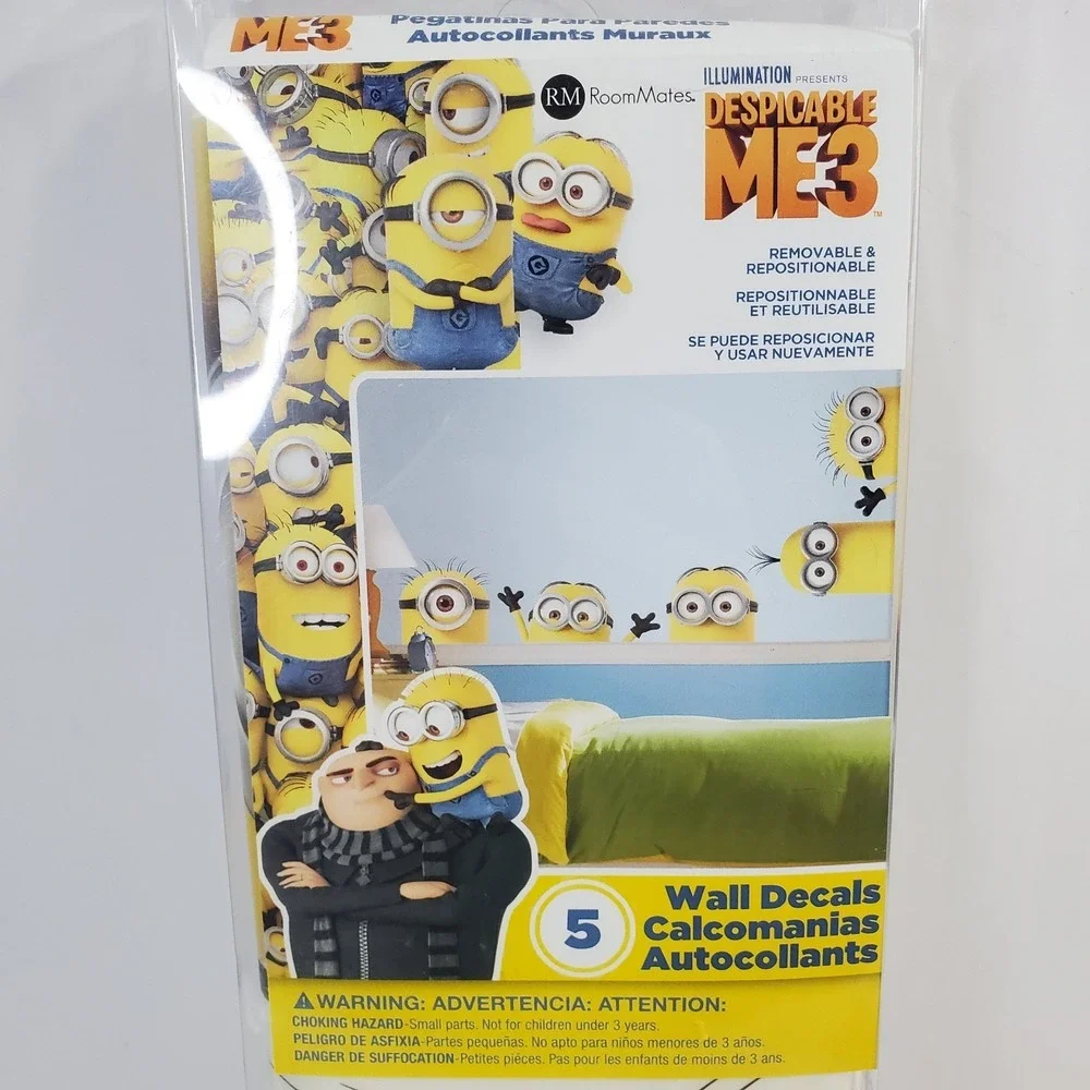 Minions Despicable Me Wall Decals Bundle Lot Of‎ 2